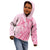 Pacific Girl and Butterfly Cancer Ribbon Personalised Kid Hoodie