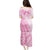 Pacific Girl and Butterfly Cancer Ribbon Personalised Puletasi