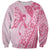 Pacific Girl and Butterfly Cancer Ribbon Personalised Sweatshirt