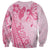 Pacific Girl and Butterfly Cancer Ribbon Personalised Sweatshirt
