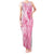 Pacific Girl and Butterfly Cancer Ribbon Personalised Tank Maxi Dress