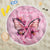 Faith Hope Love Butterfly Ribbon Personalised Beach Blanket