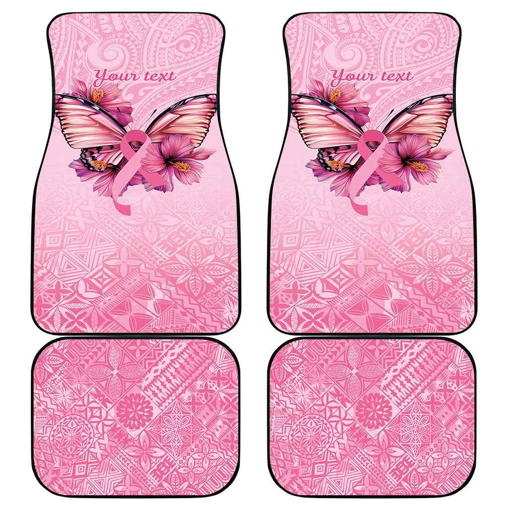 Faith Hope Love Butterfly Ribbon Personalised Car Mats