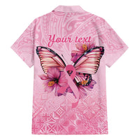 Faith Hope Love Butterfly Ribbon Personalised Family Matching Tank Maxi Dress and Hawaiian Shirt LT9 - Polynesian Pride