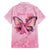 Faith Hope Love Butterfly Ribbon Personalised Family Matching Tank Maxi Dress and Hawaiian Shirt