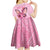 Faith Hope Love Butterfly Ribbon Personalised Kid Short Sleeve Dress