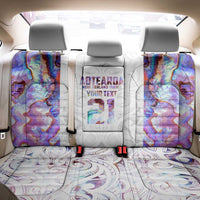 Custom New Zealand Aotearoa Back Car Seat Cover Pink Maori Paua Shell Indigenous - Polynesian Pride
