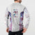 Custom New Zealand Aotearoa Button Sweatshirt Pink Maori Paua Shell Indigenous - Polynesian Pride