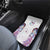 Custom New Zealand Aotearoa Car Mats Pink Maori Paua Shell Indigenous - Polynesian Pride