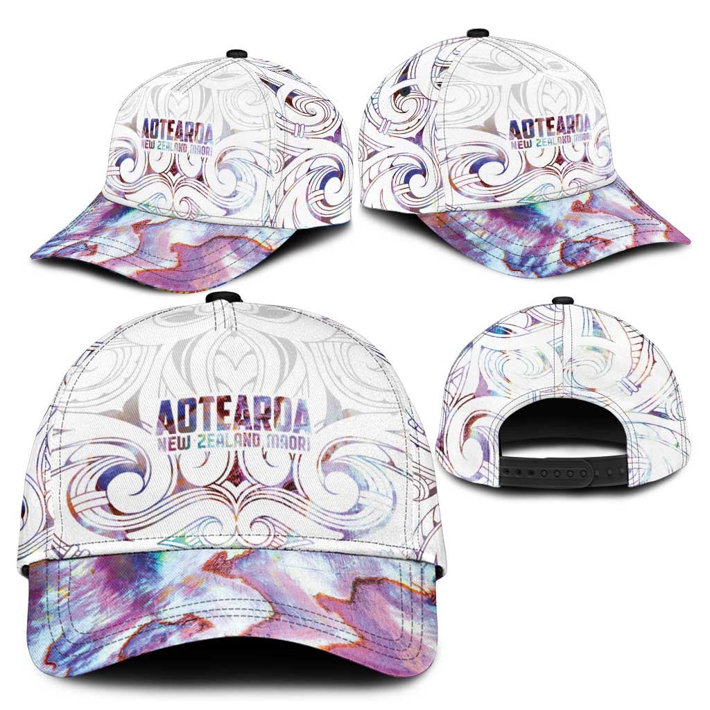 New Zealand Aotearoa Classic Cap Pink Maori Papua Shell Indigenous - Polynesian Pride