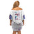 Custom New Zealand Aotearoa Family Matching Off Shoulder Short Dress and Hawaiian Shirt Pink Maori Paua Shell Indigenous - Polynesian Pride