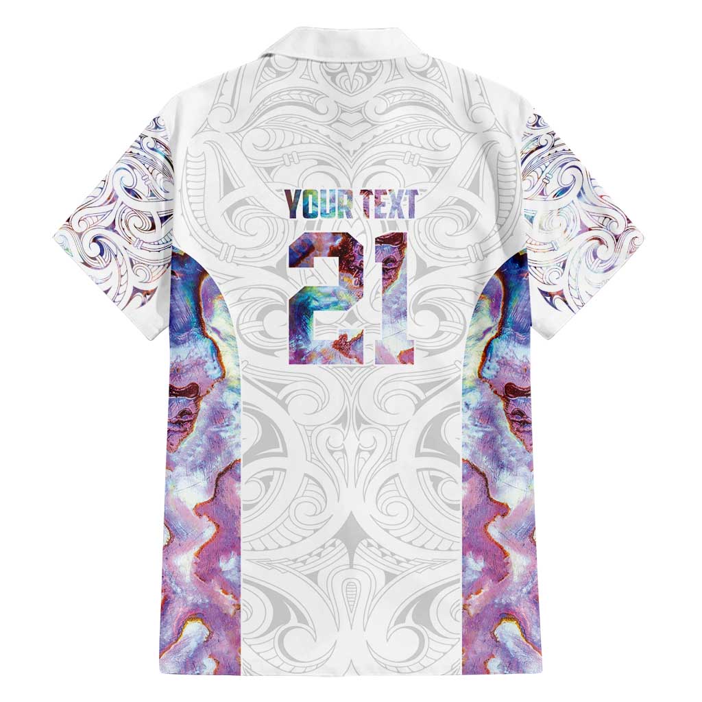 Custom New Zealand Aotearoa Family Matching Puletasi and Hawaiian Shirt Pink Maori Paua Shell Indigenous LT9 - Polynesian Pride