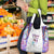 Custom New Zealand Aotearoa Grocery Bag Pink Maori Paua Shell Indigenous - Polynesian Pride