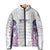 Custom New Zealand Aotearoa Padded Jacket Pink Maori Paua Shell Indigenous - Polynesian Pride