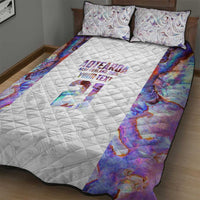 Custom New Zealand Aotearoa Quilt Bed Set Pink Maori Paua Shell Indigenous - Polynesian Pride