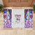 Custom New Zealand Aotearoa Rubber Doormat Pink Maori Paua Shell Indigenous - Polynesian Pride