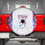 Custom New Zealand Aotearoa Spare Tire Cover Pink Maori Paua Shell Indigenous - Polynesian Pride