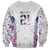 Custom New Zealand Aotearoa Sweatshirt Pink Maori Paua Shell Indigenous - Polynesian Pride