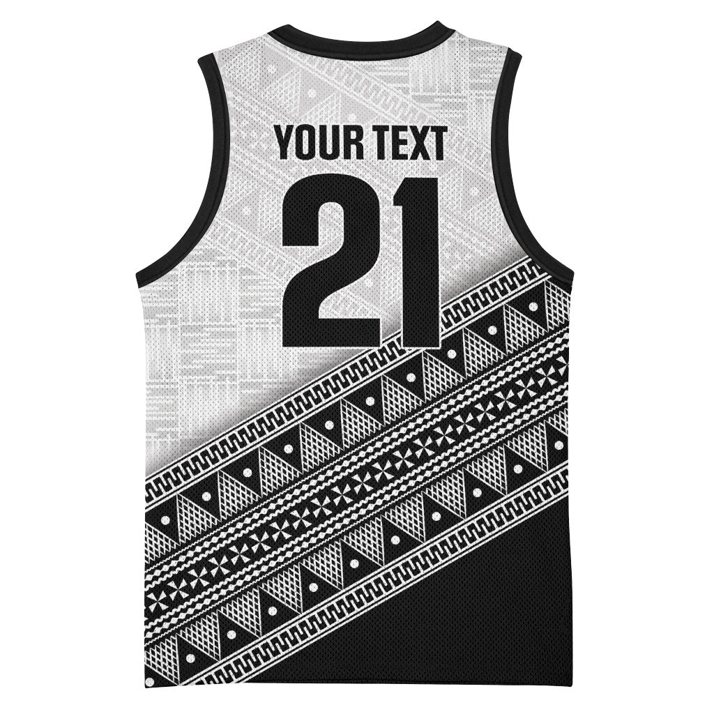 2026 Autumn Rugby Nations Fiji Custom Basketball Jersey Fijian Tapa Tribal Lauhala Inspired LT9 - Polynesian Pride