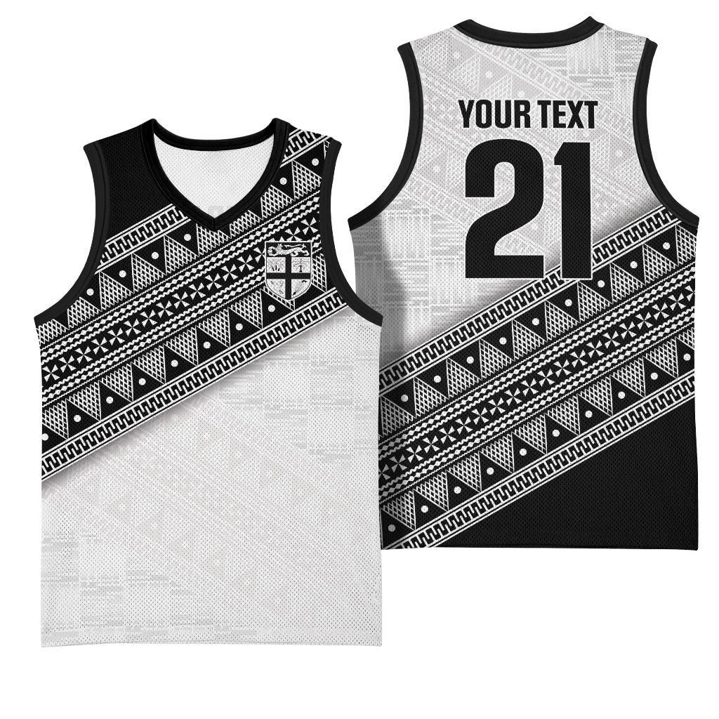 2026 Autumn Rugby Nations Fiji Custom Basketball Jersey Fijian Tapa Tribal Lauhala Inspired LT9 - Polynesian Pride