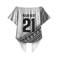 2026 Autumn Rugby Nations Fiji Custom Off Shoulder Wrap Waist Top Fijian Tapa Tribal Lauhala Inspired LT9 - Polynesian Pride
