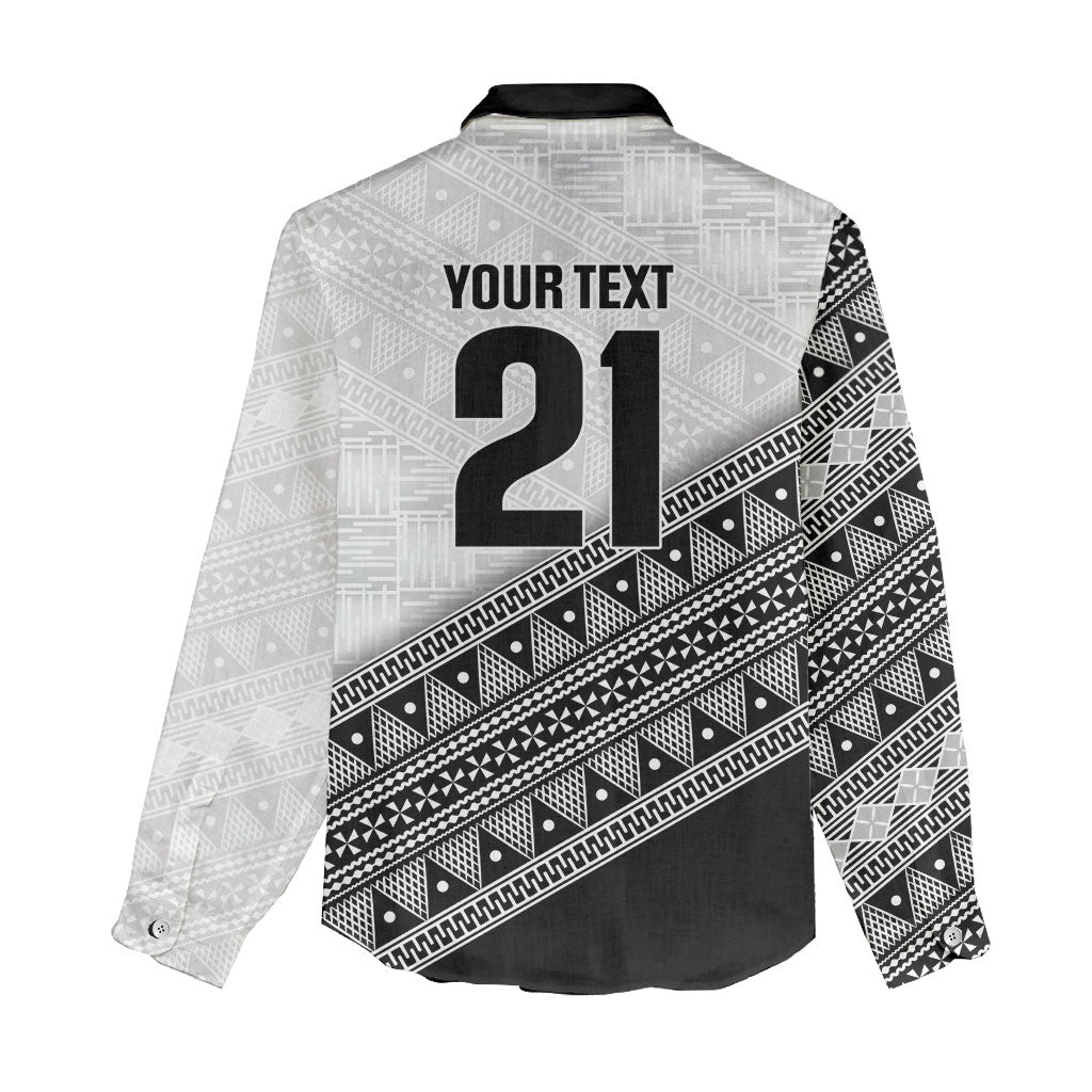 2026 Autumn Rugby Nations Fiji Custom Women Casual Shirt Fijian Tapa Tribal Lauhala Inspired LT9 - Polynesian Pride