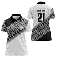 2026 Autumn Rugby Nations Fiji Custom Women Polo Shirt Fijian Tapa Tribal Lauhala Inspired LT9 - Polynesian Pride