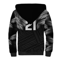 2026 Autumn Rugby Nations Fiji Custom Sherpa Hoodie Fijian Palm Leaf Tapa Tribal Inspired LT9 - Polynesian Pride