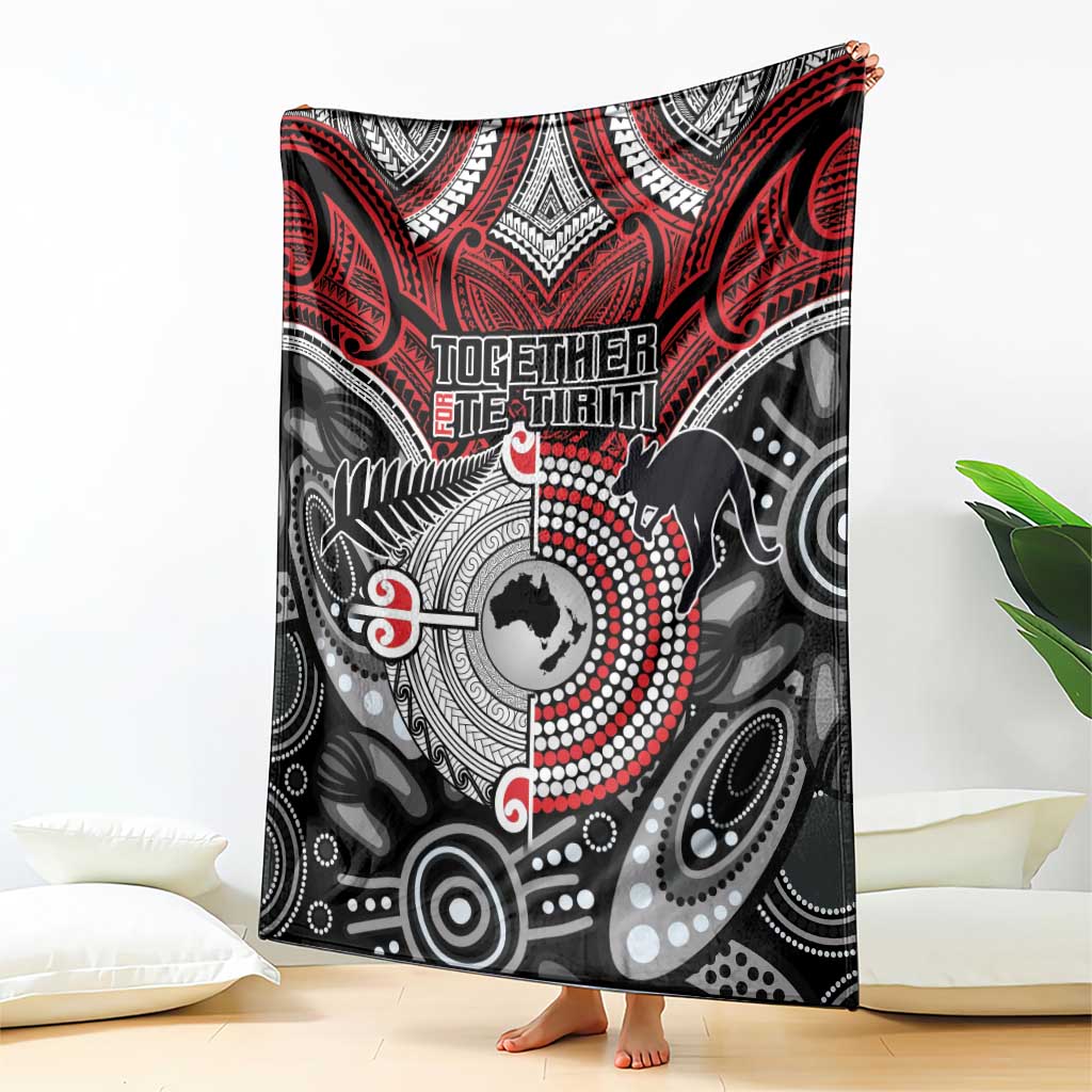 Aotearoa and Australia Blanket New Zealand Honour The Treaty Ake!Ake!Ake!