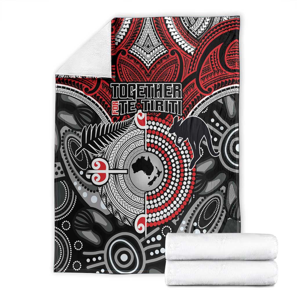 Aotearoa and Australia Blanket New Zealand Honour The Treaty Ake!Ake!Ake!