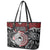 Aotearoa and Australia Leather Tote Bag New Zealand Honour The Treaty Ake!Ake!Ake!