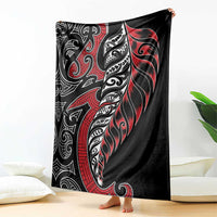 Koru Fern New Zealand Blanket Maori Tribal Pattern