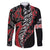 Koru Fern New Zealand Family Matching Long Sleeve Bodycon Dress and Hawaiian Shirt Maori Tribal Pattern
