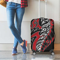 Koru Fern New Zealand Luggage Cover Maori Tribal Pattern