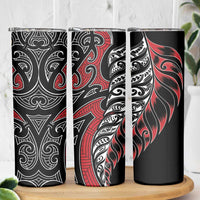 Koru Fern New Zealand Skinny Tumbler Maori Tribal Pattern