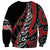 Koru Fern New Zealand Sweatshirt Maori Tribal Pattern