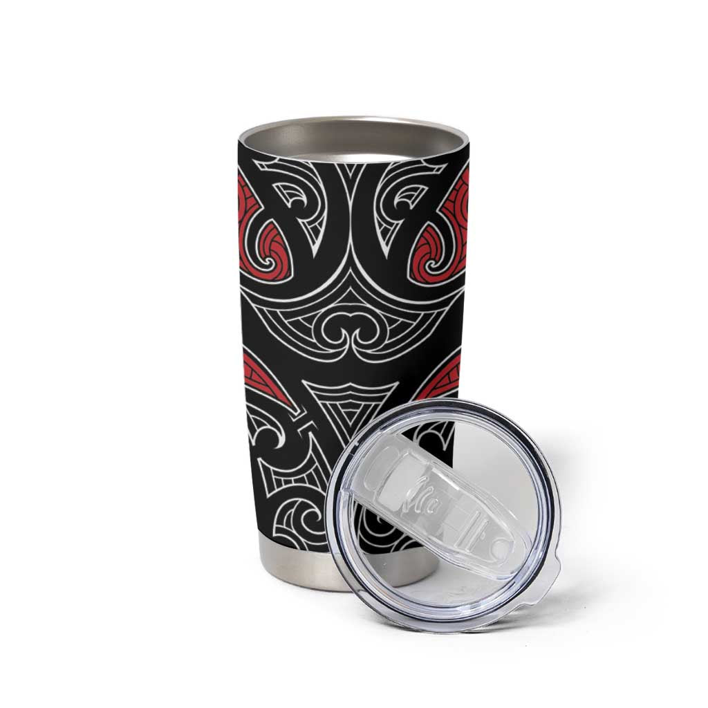 Koru Fern New Zealand Tumbler Cup Maori Tribal Pattern LT9 - Polynesian Pride