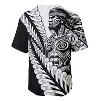 Koru Fern New Zealand Maori Tribal Warrior Baseball Jersey LT9 - Polynesian Pride