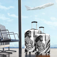 Koru Fern New Zealand Maori Tribal Warrior Luggage Cover