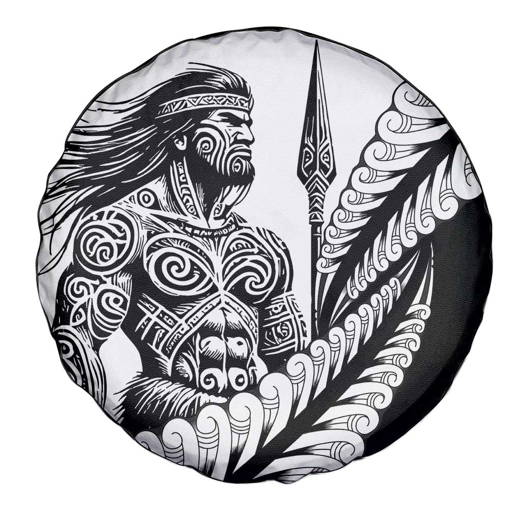 Koru Fern New Zealand Maori Tribal Warrior Spare Tire Cover