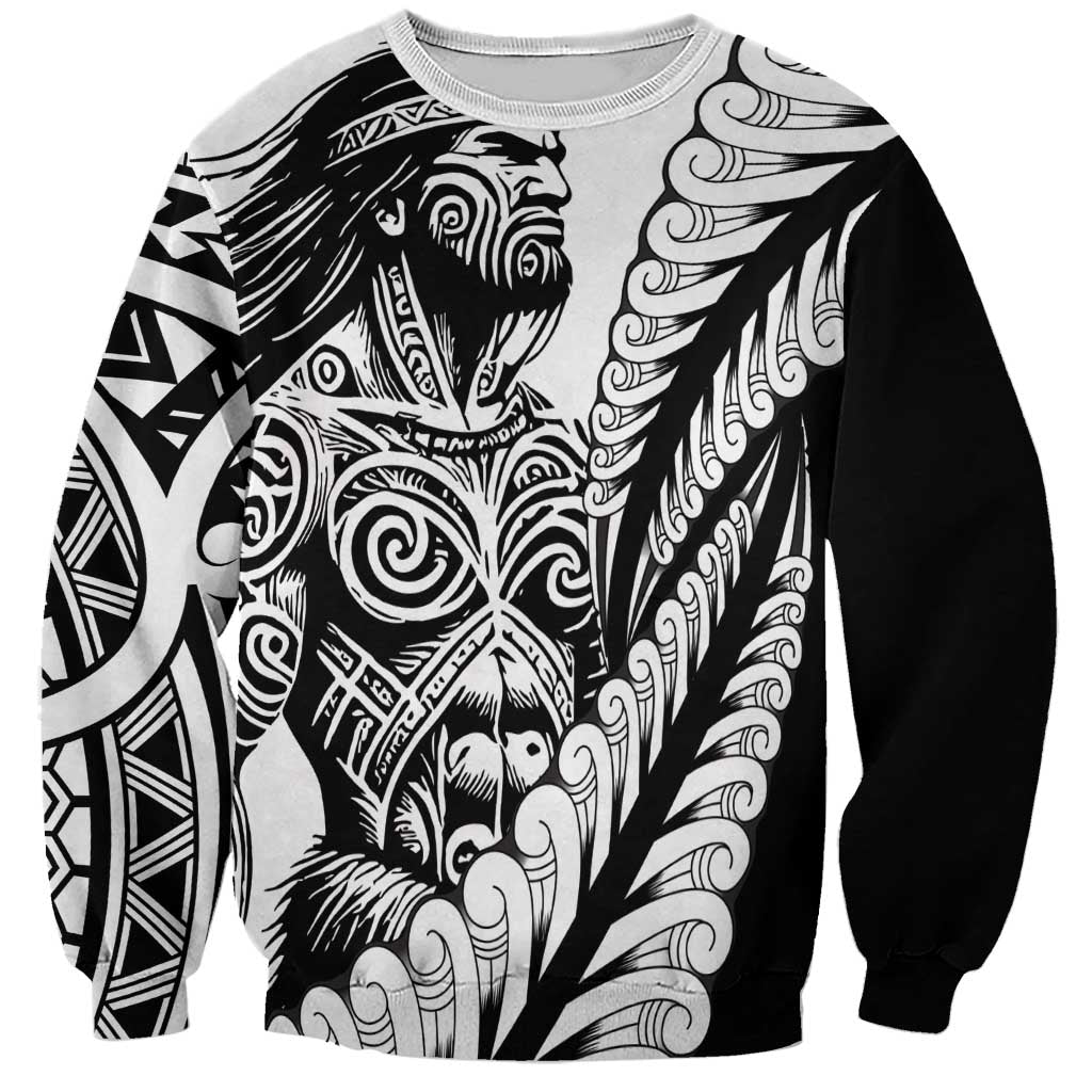 Koru Fern New Zealand Maori Tribal Warrior Sweatshirt