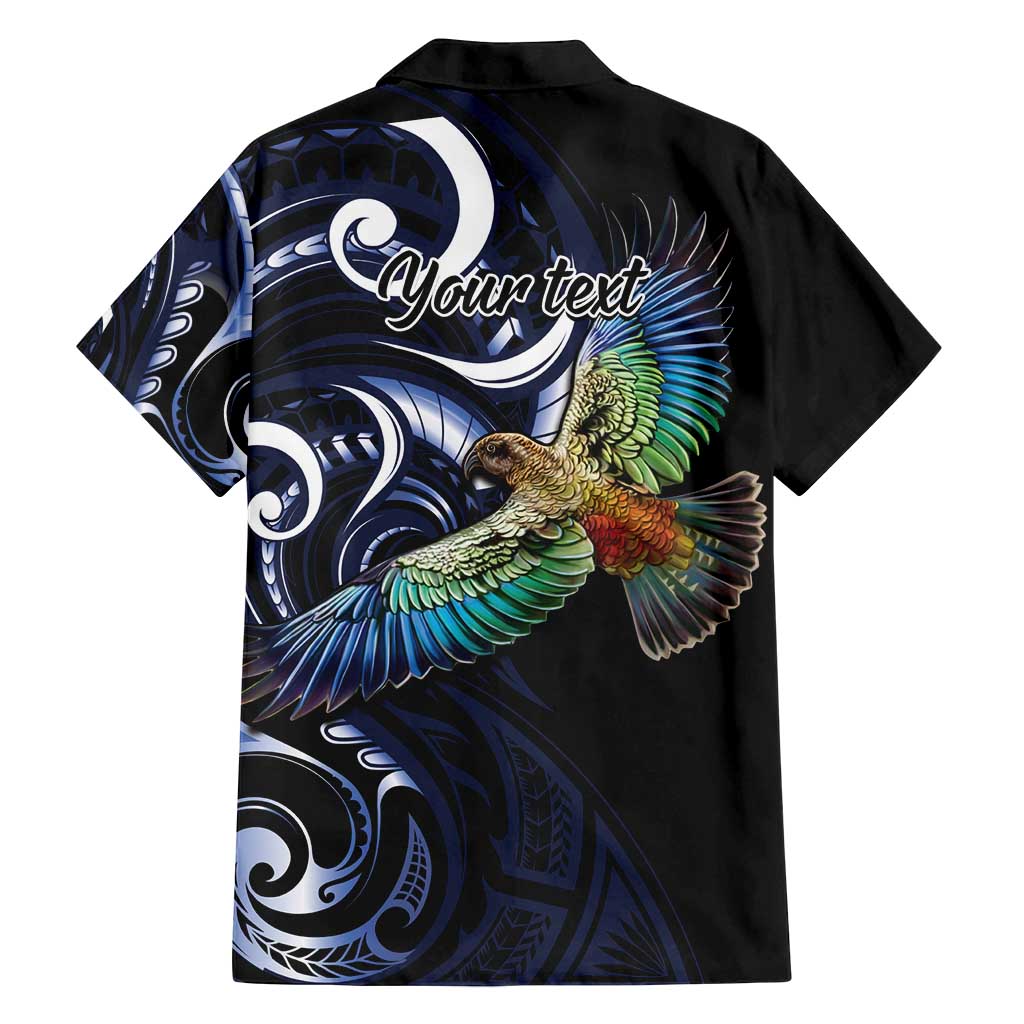 New Zealand Kea Bird Personalised Family Matching Tank Maxi Dress and Hawaiian Shirt Maori Tribal Koru Art LT9 - Polynesian Pride
