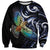 New Zealand Kea Bird Personalised Sweatshirt Maori Tribal Koru Art