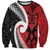 Silver Fern Koru Swirls with Maori Ta Moko Sweatshirt