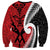 Silver Fern Koru Swirls with Maori Ta Moko Sweatshirt