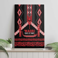 Toitu Te Tiriti Waitangi Canvas Wall Art Black Wharenui House - Polynesian Pride