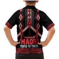 Toitu Te Tiriti Waitangi Family Matching Mermaid Dress and Hawaiian Shirt Black Wharenui House - Polynesian Pride