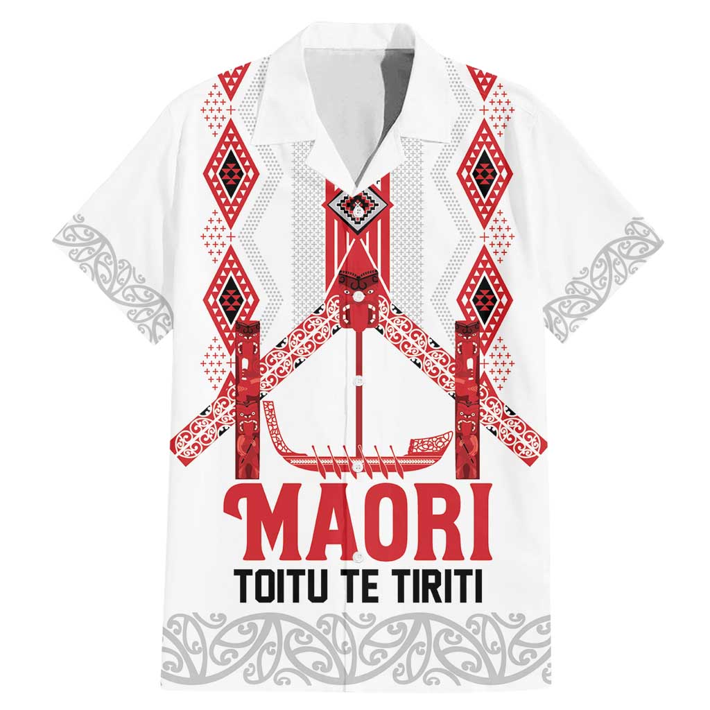 Toitu Te Tiriti Waitangi Family Matching Mermaid Dress and Hawaiian Shirt White Wharenui House - Polynesian Pride