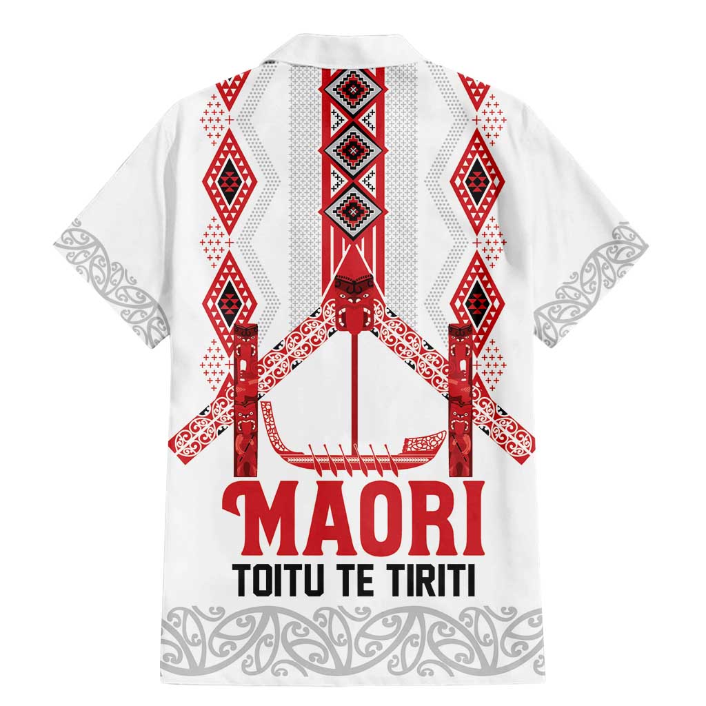 Toitu Te Tiriti Waitangi Family Matching Mermaid Dress and Hawaiian Shirt White Wharenui House - Polynesian Pride