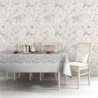 Toitu Te Tiriti Waitangi Tablecloth White Wharenui House - Polynesian Pride